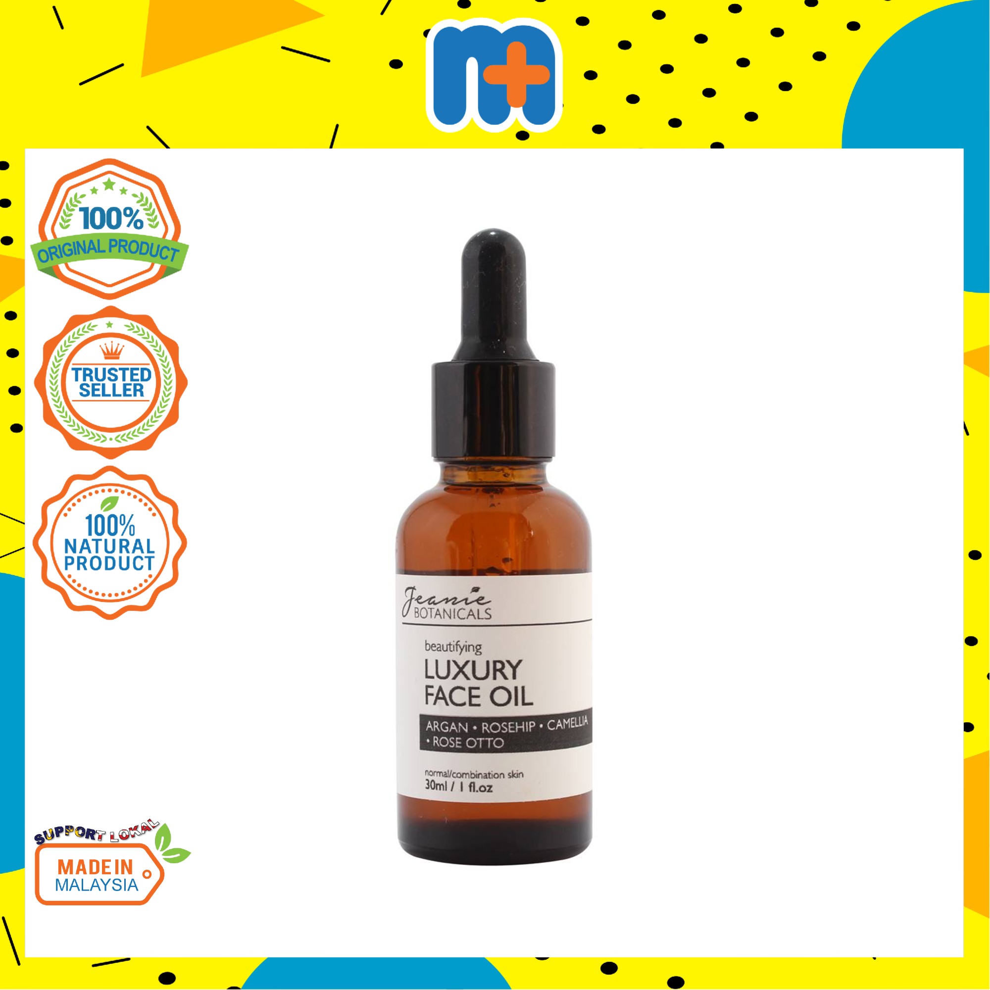 JEANIE LUXURY FACE OIL (ROSE) 10ML